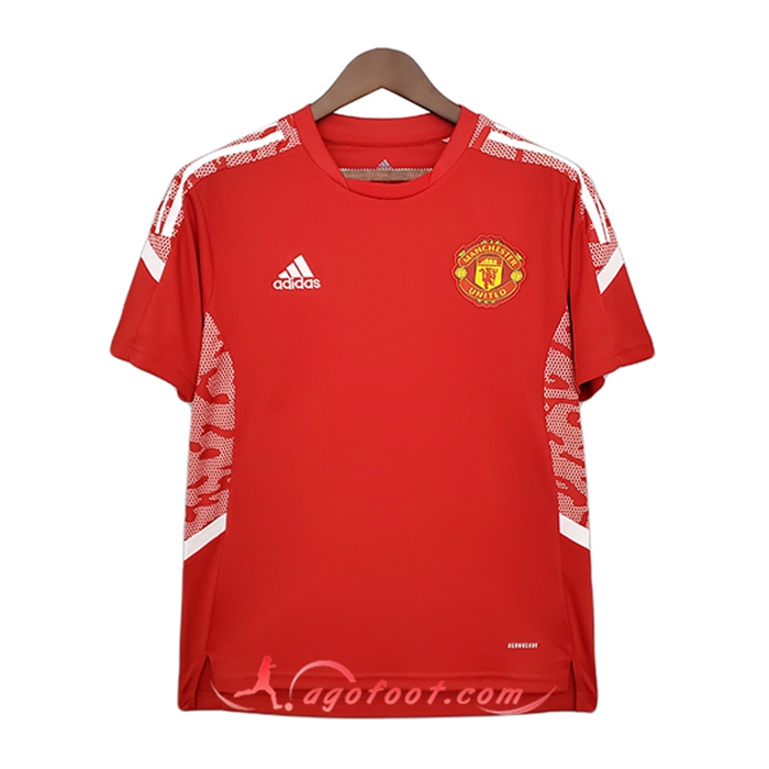 Training T-Shirts Manchester United Rouge 2021/2022