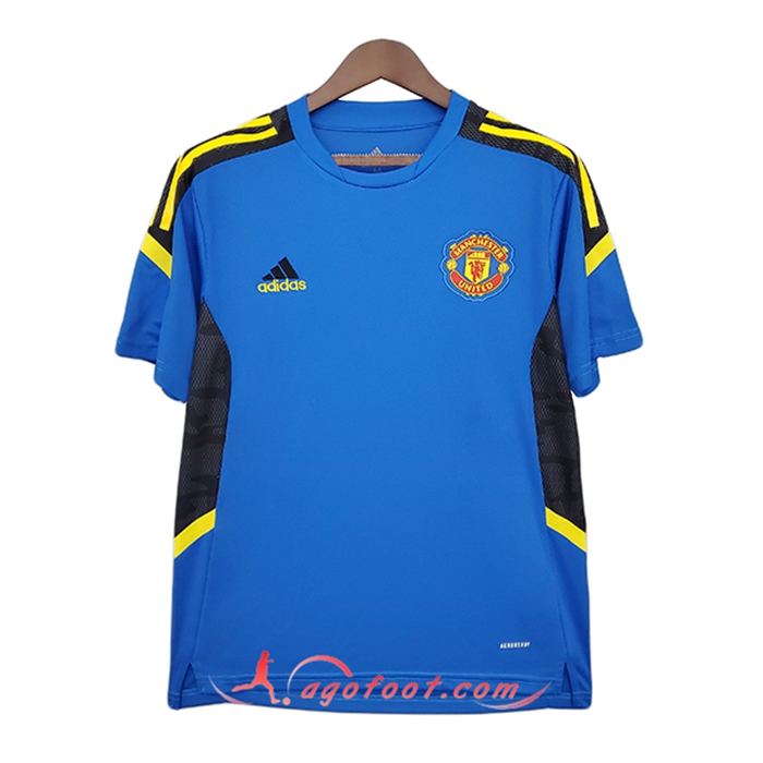Training T-Shirts Manchester United Bleu 2021/2022
