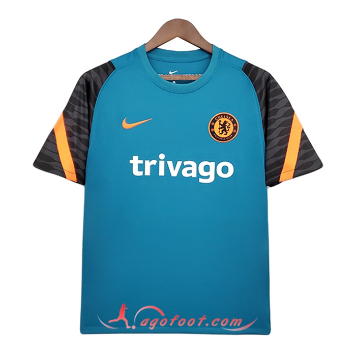 Training T-Shirts FC Chelsea Bleu/Noir 2021/2022
