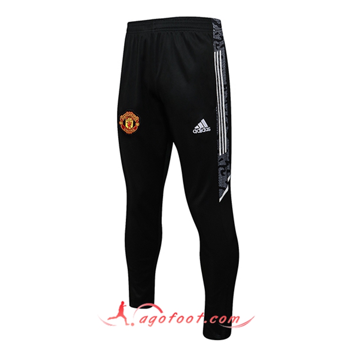 Training Pantalon Foot Manchester United Noir/Blanc 2021/2022