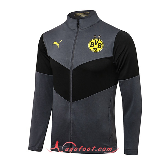 Veste Foot Dortmund BVB Noir/Gris 2021/2022