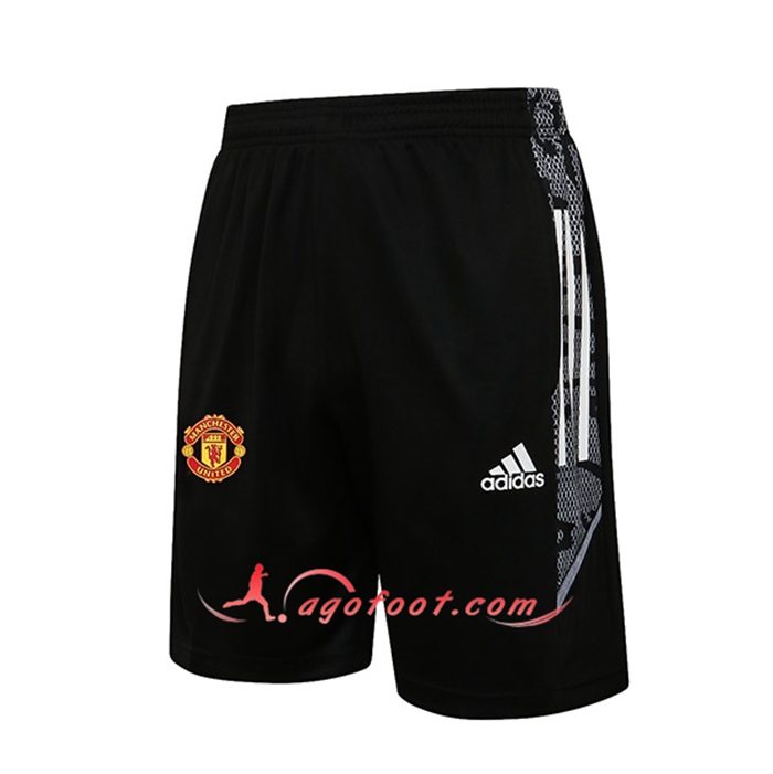 Short De Foot Manchester United Noir 2021/2022