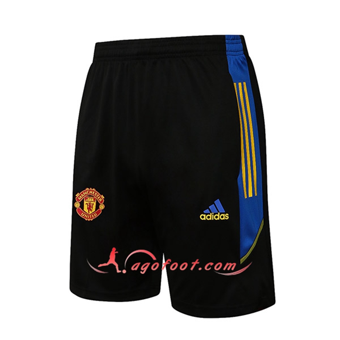 Short De Foot Manchester United Bleu/Noir 2021/2022