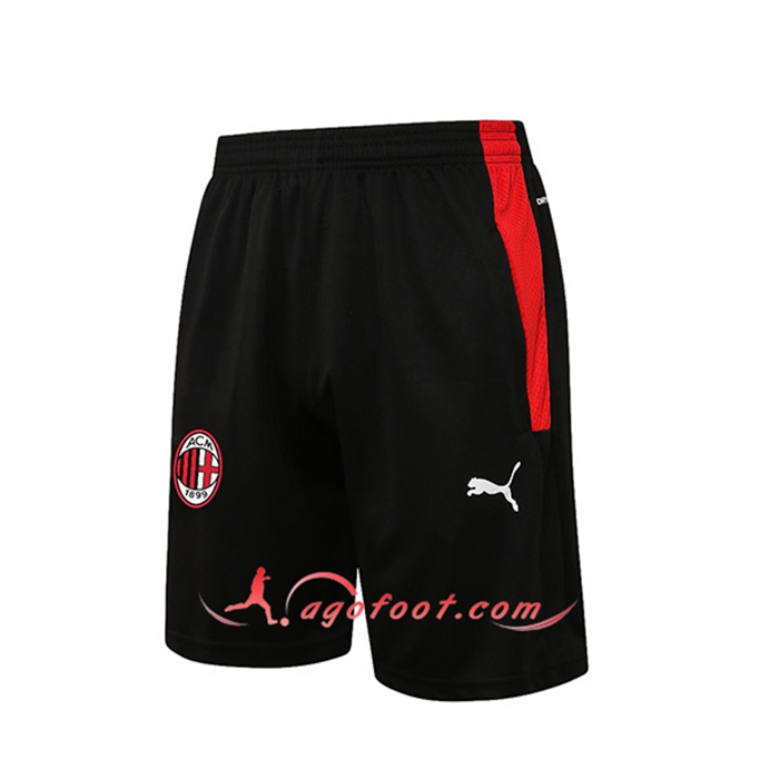 Short De Foot Milan AC Rouge/Noir 2021/2022