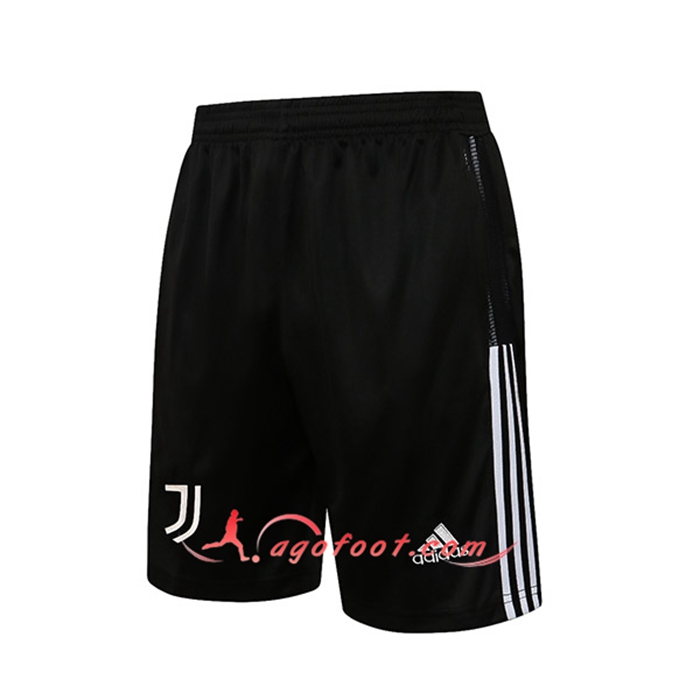 Short De Foot Juventus Noir/Blanc 2021/2022