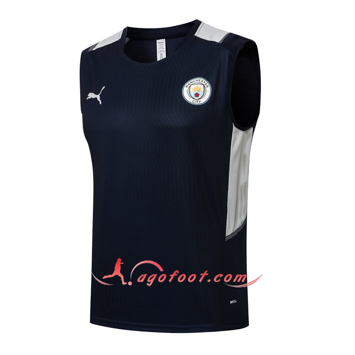 Training Debardeur Manchester City Bleu Marin 2021/2022