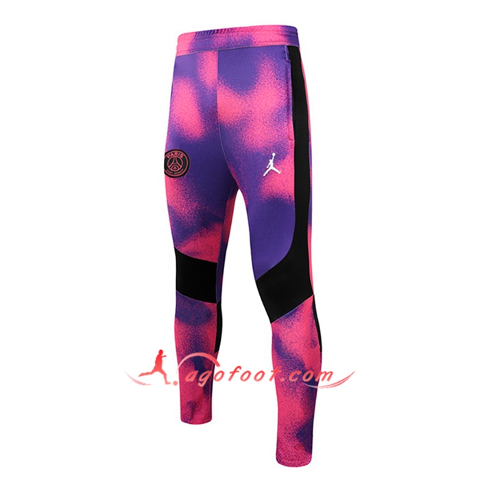 Training Pantalon Foot Jordan PSG Noir/Pourpre 2021/2022