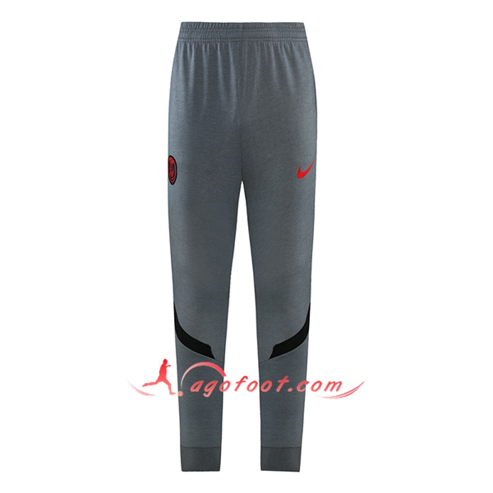 Training Pantalon Foot Jordon PSG Gris Fonce 2021/2022