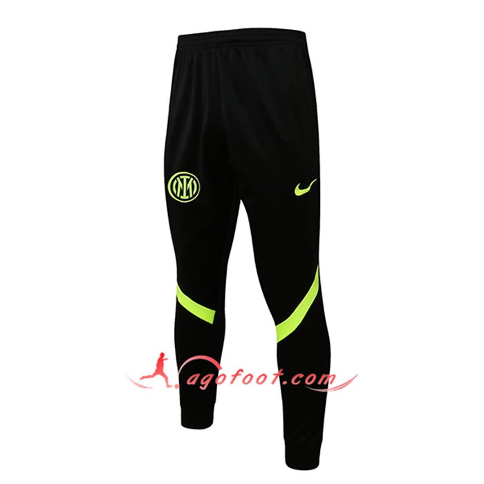 Training Pantalon Foot Inter Milan Noir/Vert 2021/2022