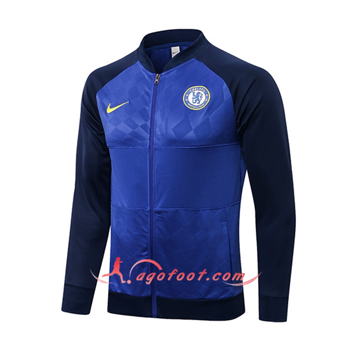 Veste Foot FC Chelsea Noir/Bleu 2021/2022