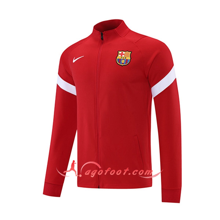 Veste Foot FC Barcelone Rouge/Blanc 2021/2022