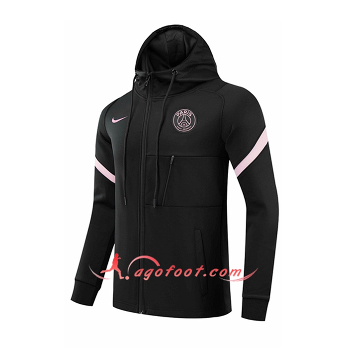 Veste A Capuche Jordon PSG Noir 2021/2022