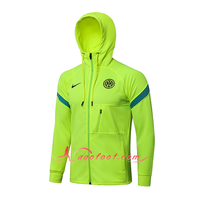 Veste A Capuche Inter Milan Vert 2021/2022