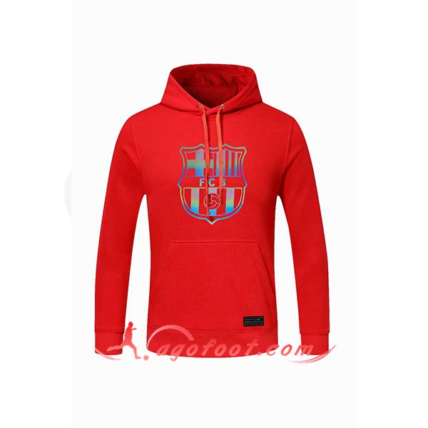 Nouveau Training Sweatshirt Capuche FC Barcelone Rouge 20/21