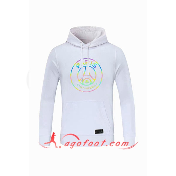 Nouveau Training Sweatshirt Capuche PSG Blanc 20/21