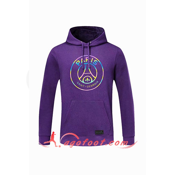 Nouveau Training Sweatshirt Capuche PSG Violet 20/21
