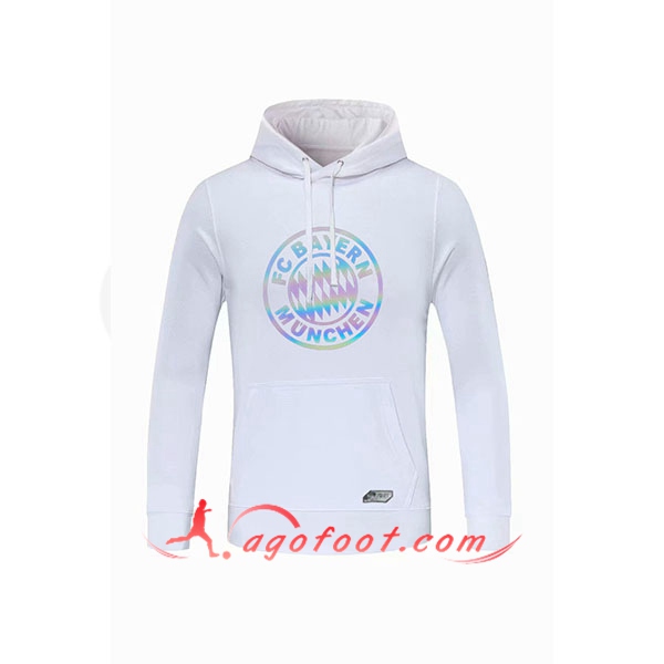 Nouveau Training Sweatshirt Capuche Bayern Munich Blanc 20/21