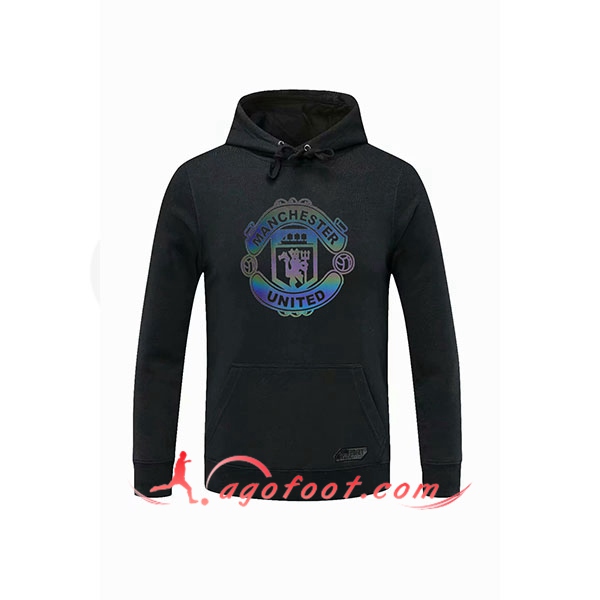 Nouveau Training Sweatshirt Capuche Manchester United Noir 20/21