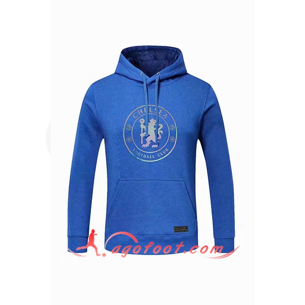 Nouveau Training Sweatshirt Capuche FC Chelsea Bleu 20/21