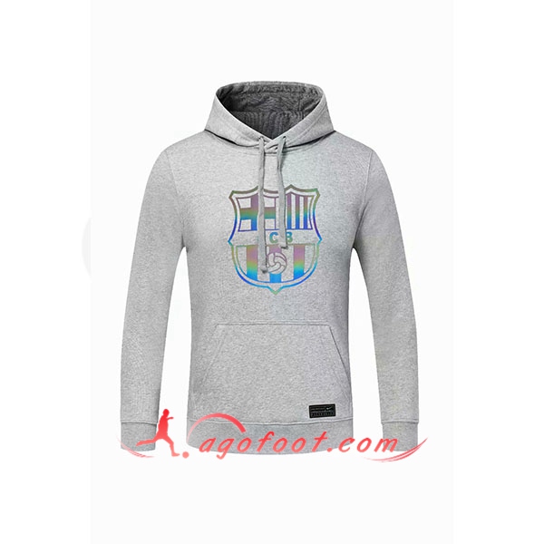 Nouveau Training Sweatshirt Capuche FC Barcelone Gris 20/21