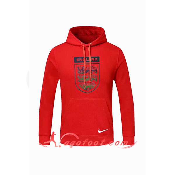 Nouveau Training Sweatshirt Capuche Angleterre Rouge 20/21