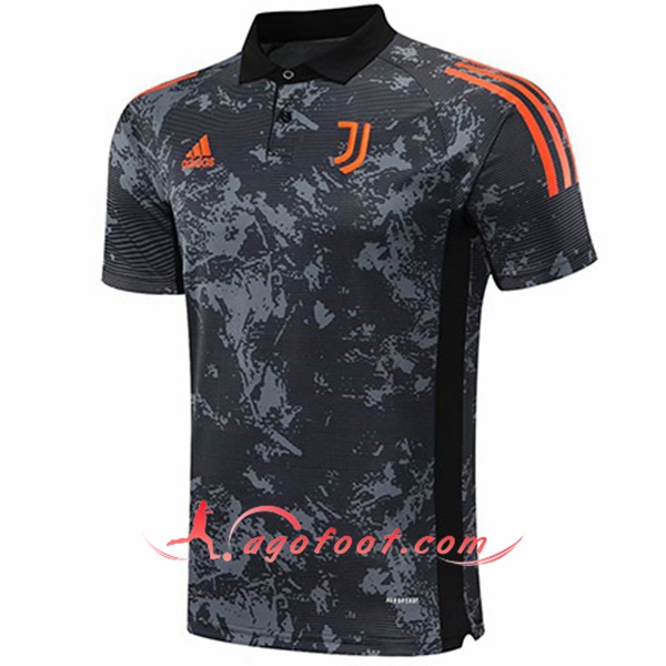 Polo Foot Juventus Noir/Gris 20/21