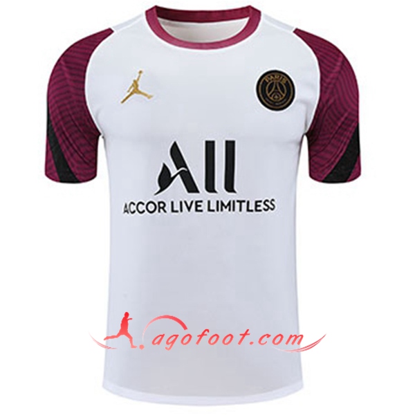 Training T-Shirts PSG Jordan Blanc 20/21