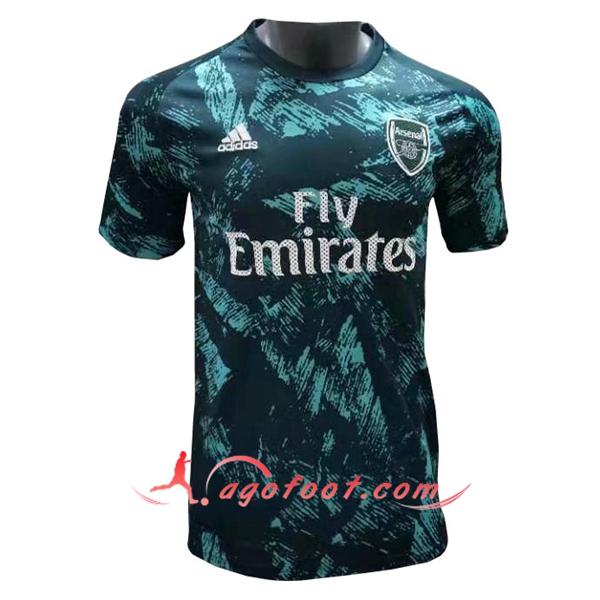 Training T-Shirts Arsenal Noir/Vert 20/21