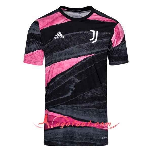 Training T-Shirts Juventus Noir/Rose 20/21