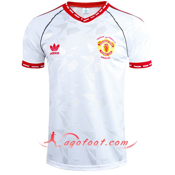Maillot de Foot Manchester United Retro Exterieur 1991