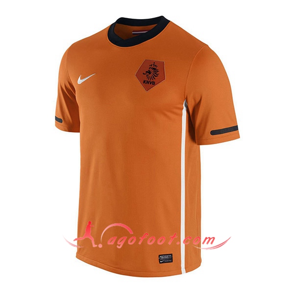 Maillot de Foot Pays-Bas Retro Domicile 2010