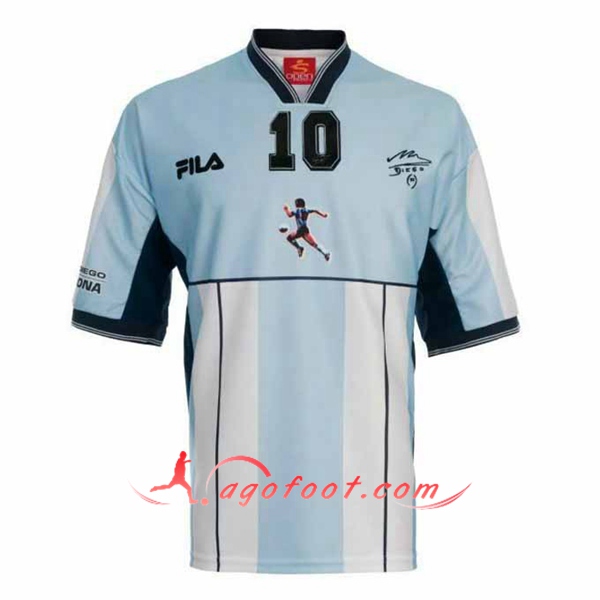 Maillot de Foot Argentine Retro 10 Maradona 2001