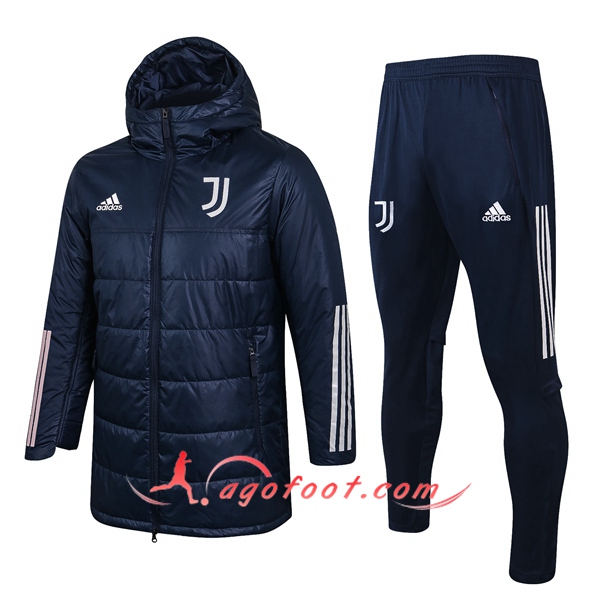 Doudoune De Foot Juventus + Pantalon Bleu Marin 20/21