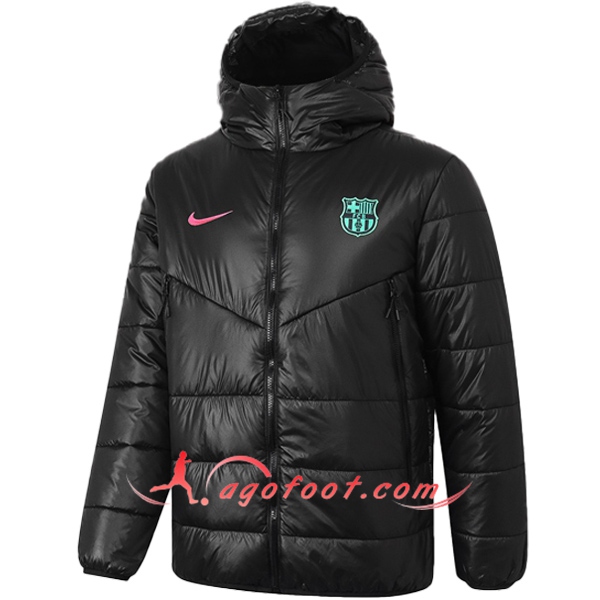 Doudoune De Foot FC Barcelone Noir 20/21