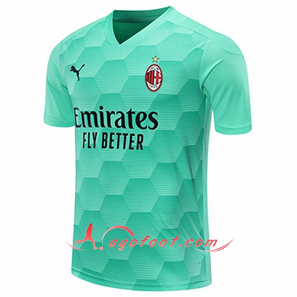 Maillot Milan AC Gardien De But Vert Clair 20/21
