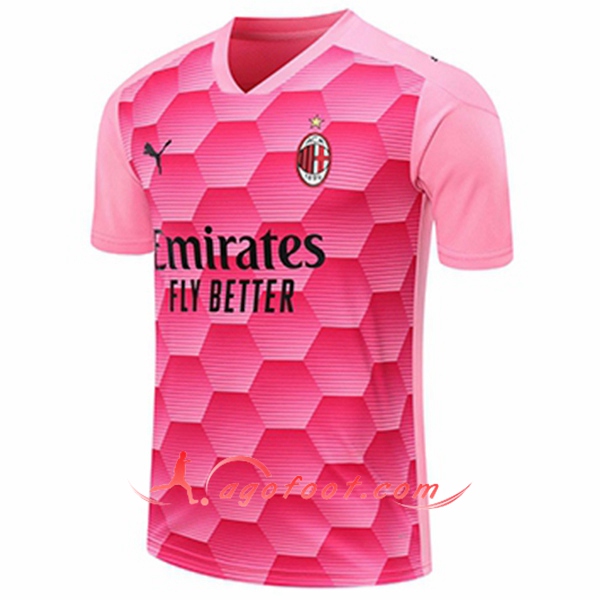 Maillot Milan AC Gardien De But Rose 20/21