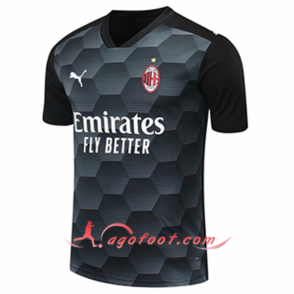 Maillot Milan AC Gardien De But Noir 20/21