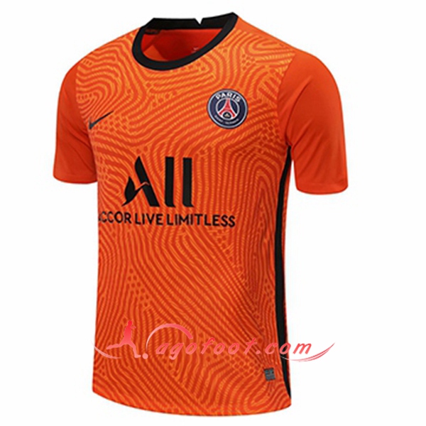 Maillot de Foot PSG Gardien De But Jaune 20/21