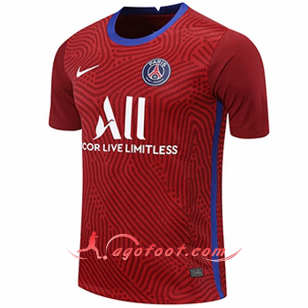 Maillot de Foot PSG Gardien De But Rouge 20/21