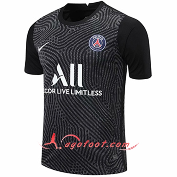 Maillot de Foot PSG Gardien De But Noir 20/21