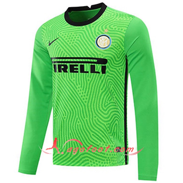 Maillot Inter Milan Gardien De But Vert Manche longue 20/21