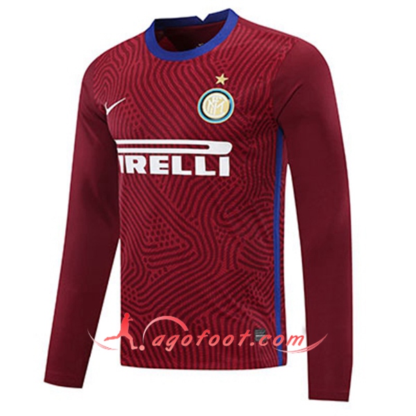 Maillot Inter Milan Gardien De But Rouge Manche longue 20/21
