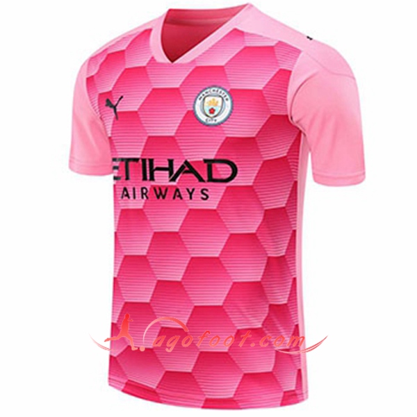 Maillot Manchester City Gardien De But Rouge 20/21