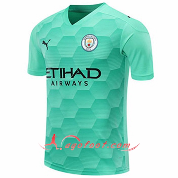 Maillot Manchester City Gardien De But Vert Clair 20/21