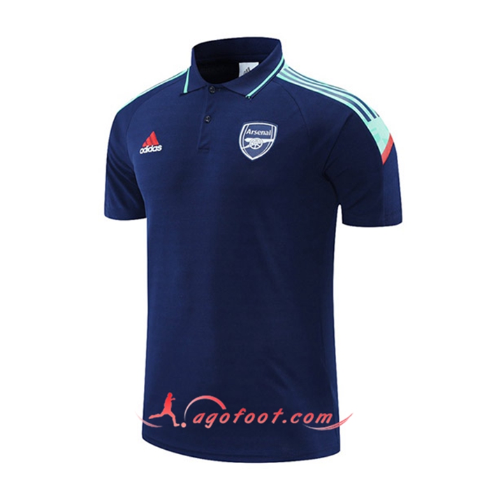 Polo Foot FC Arsenal Blanc/Rouge 2021/2022