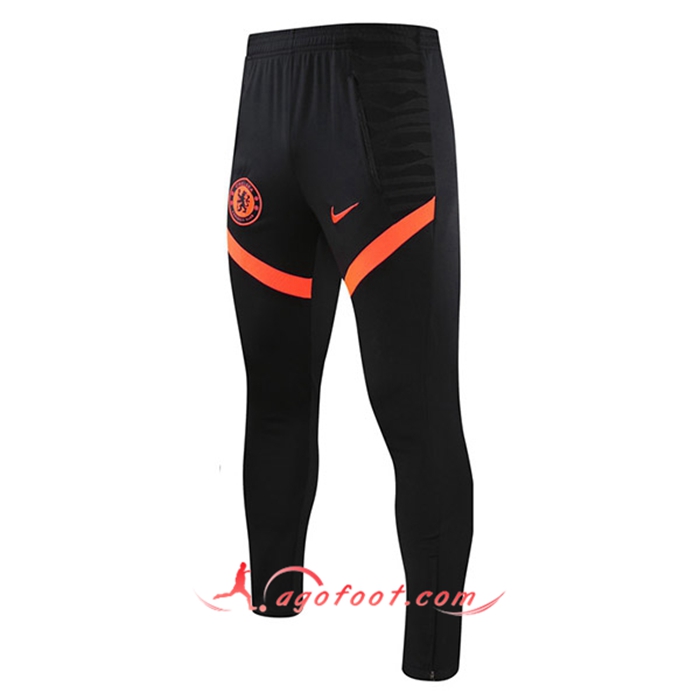 Training Pantalon Foot FC Chelsea Orange/Rouge 2021/2022