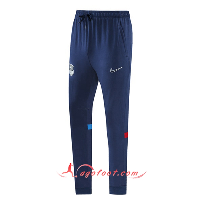 Training Pantalon Foot FC Barcelone Bleu Marin/Rouge/Bleu 2021/2022