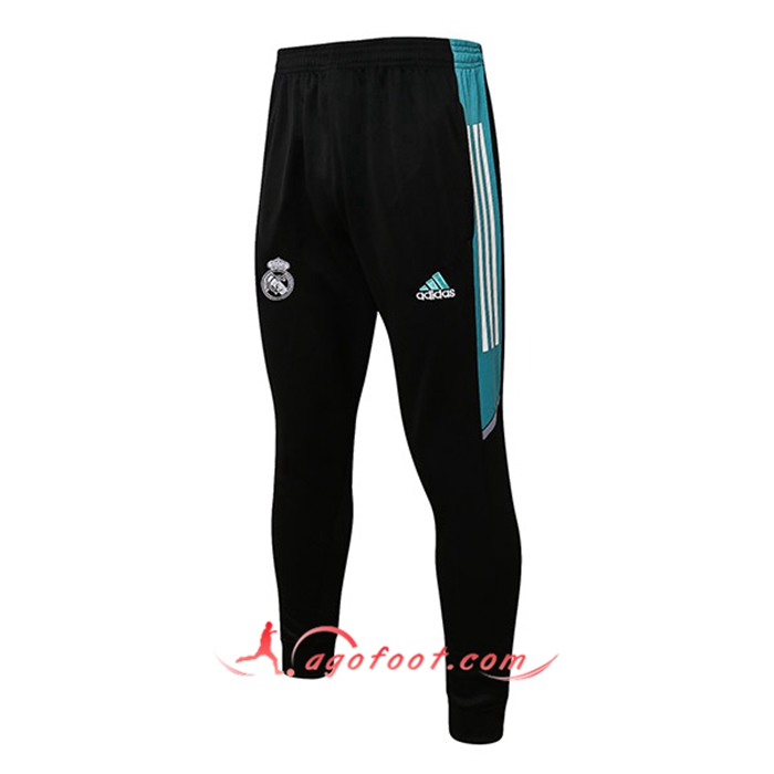 Training Pantalon Foot Real Madrid Noir/Vert 2021/2022