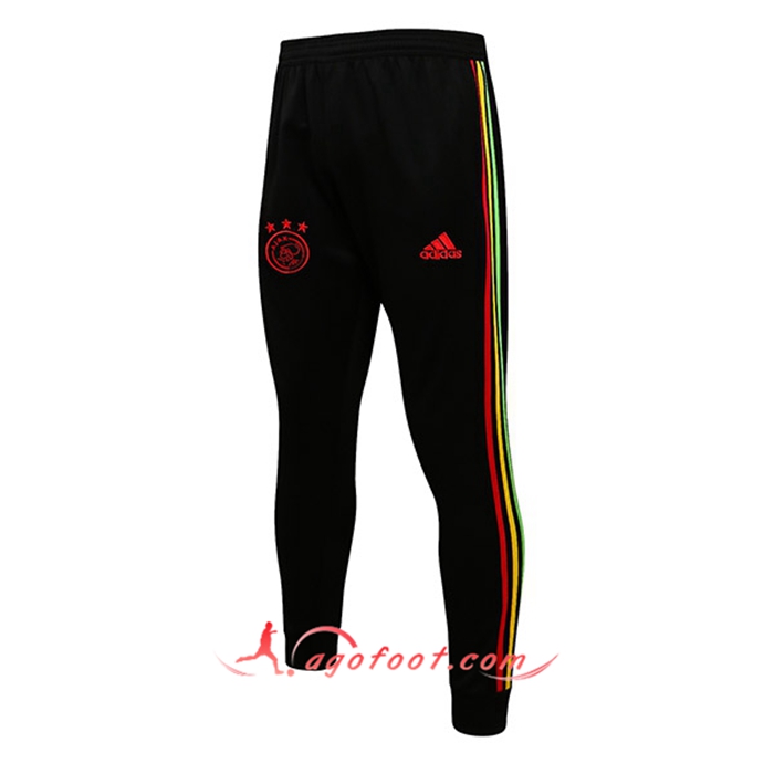 Training Pantalon Foot AFC Ajax Noir/Rouge 2021/2022