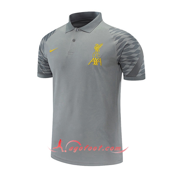 Polo Foot FC Liverpool Gris 2021/2022